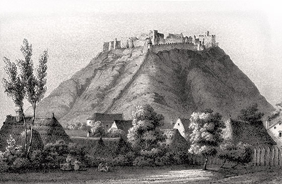 Castle of Sümeg by Miklós Szerelmey